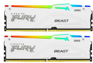 Акція на Kingston Fury 32 Gb (2x16GB) DDR5 5200 MHz Beast Rgb Expo White (KF552C36BWEAK2-32) від Stylus