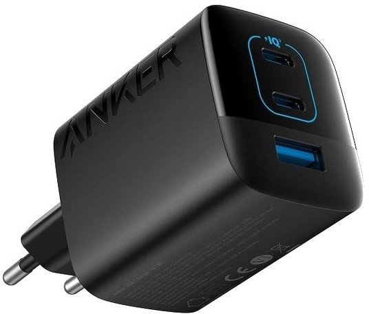 Акція на Anker Wall Charger 2xUSB-C+USB-A PowerPort 336 67W Black (A2674G11) від Y.UA