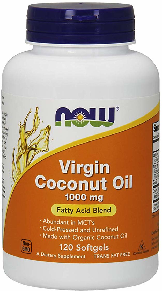 

Now Foods Coconut Oil 1000 mg 120 caps