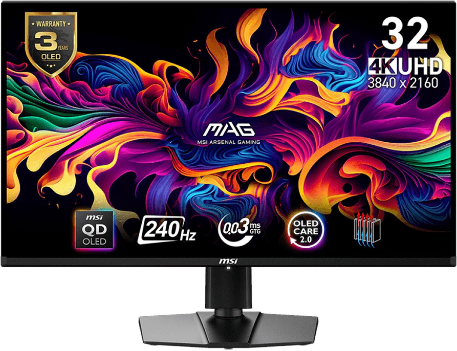 Акція на Msi Mag 321UPX QD-OLED (9S6-3DD39T-001) від Stylus