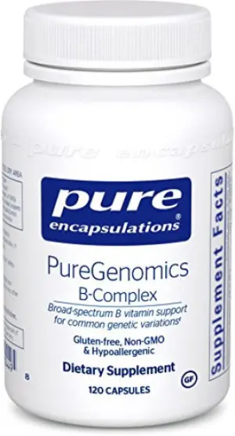 

Комплекс вітамінів групи B Pure Encapsulations PureGenomics B-Complex 120 капсул