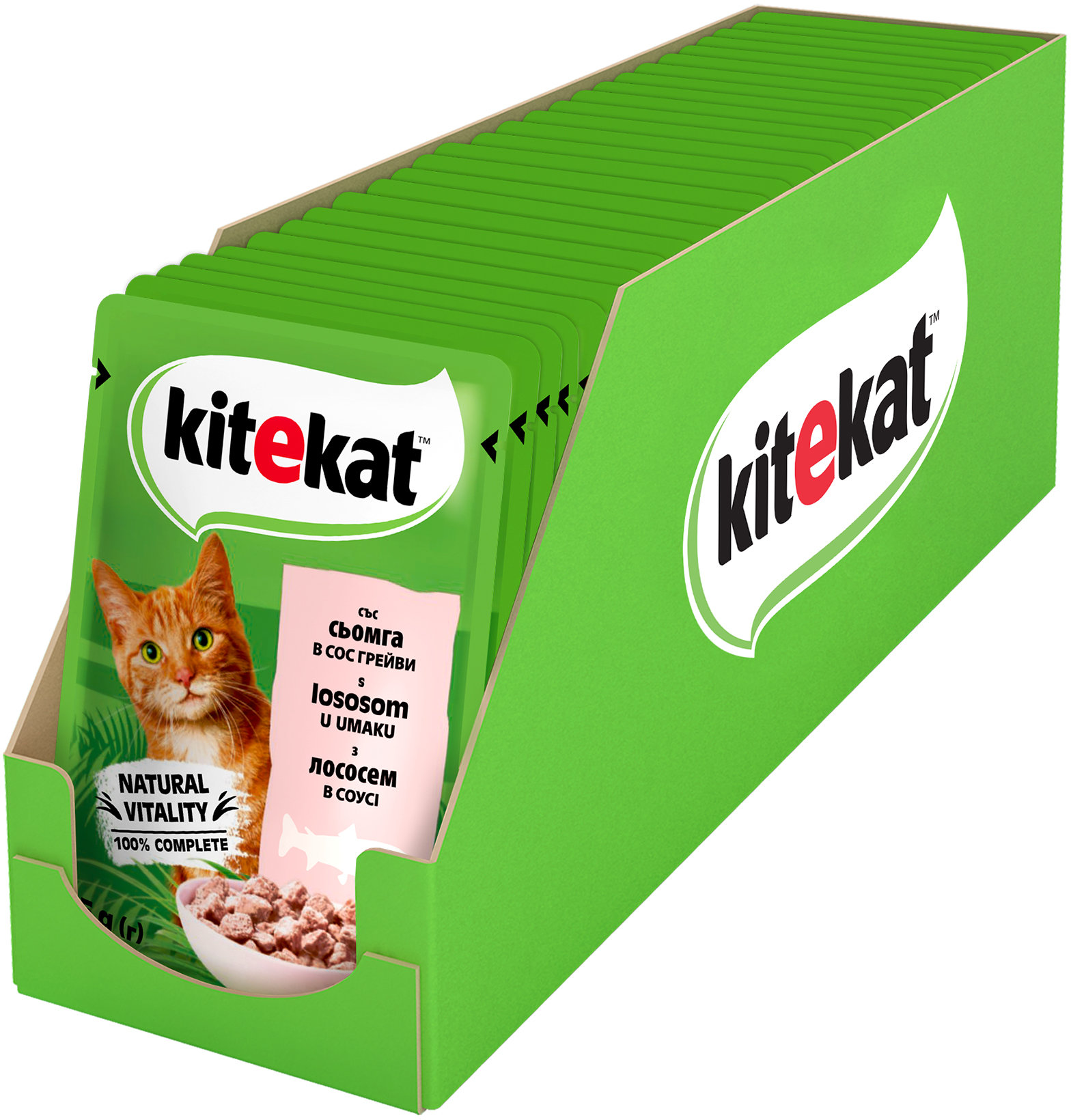 Акція на Влажный корм Kitekat для кошек с лососем в соусе 28х85г (5900951256677) від Stylus