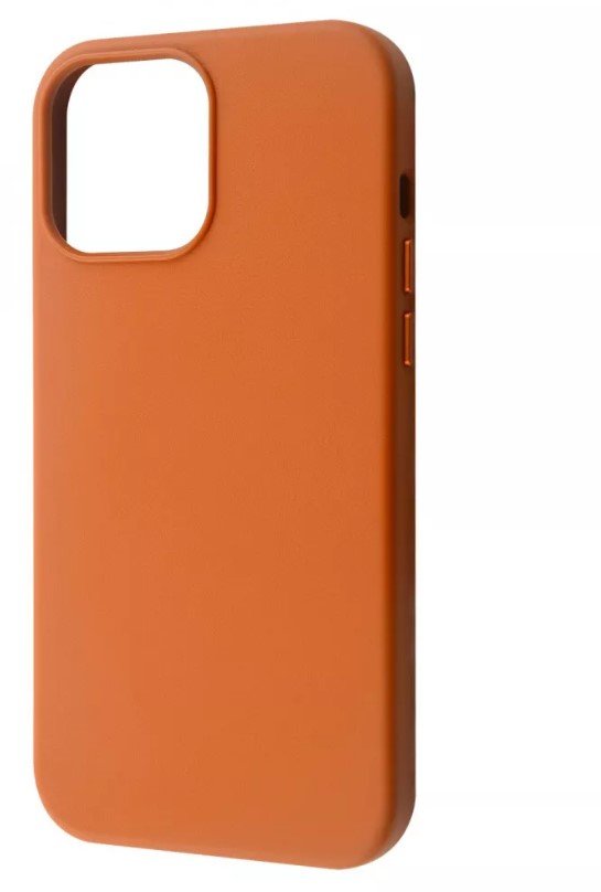 

Wave Premium Leather Edition Case з MagSafe Orange для iPhone 14 Pro Max