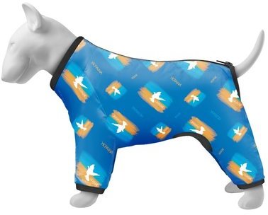 

Дождевик для собак Waudog Clothes рисунок "Флаг" XS30 В 43-45 см С 27-30 см (5330-0229)