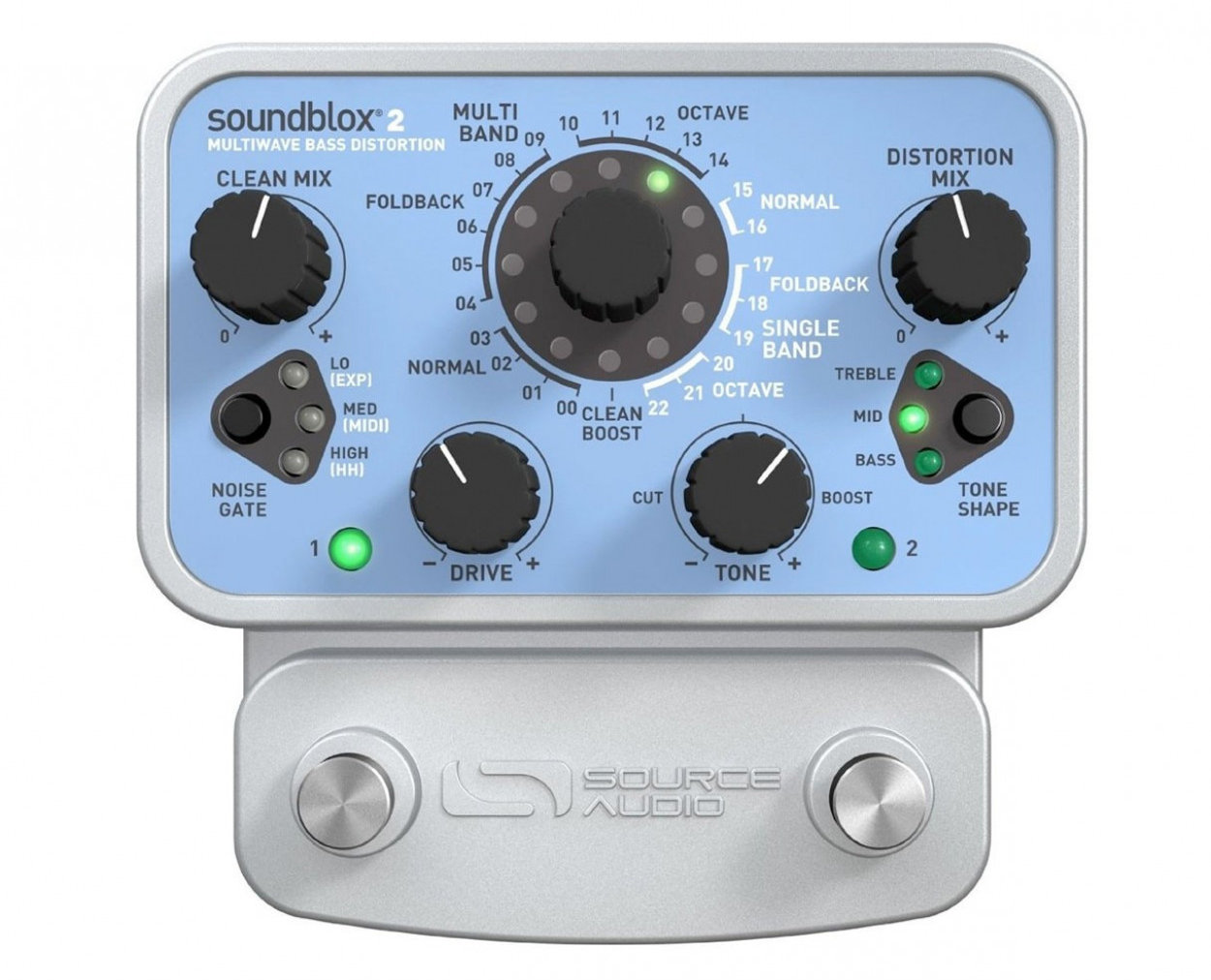 

Бас-гитарная педаль эффектов Source Audio SA221 Soundblox 2 Multiwave Bass Distortion