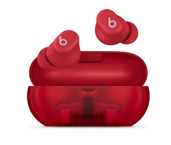 Акція на Beats by Dr. Dre Solo Buds Transparent Red (MUW03) від Stylus