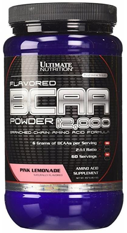 

Ultimate Nutrition Flavored Bcaa 12,000 Powder 228 g /30 servings/ Pink Lemonade