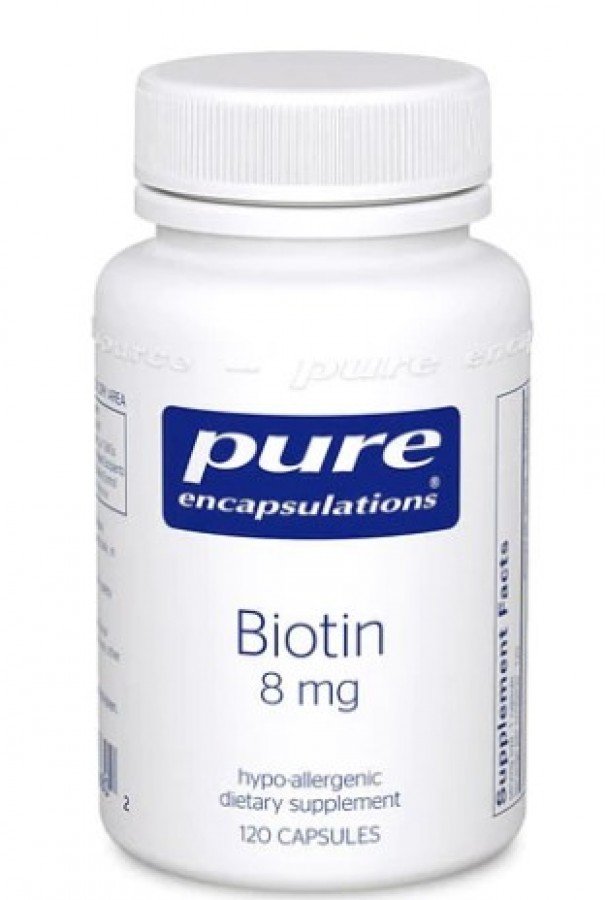 

Pure Encapsulations Biotin, 8 mg, 120 Capsules (PE-00680) Биотин