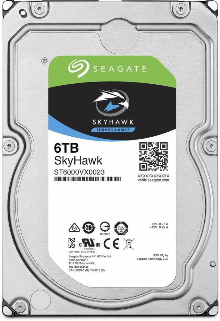 Акція на Seagate SkyHawk Surveillance 6 Tb (ST6000VX001) від Y.UA