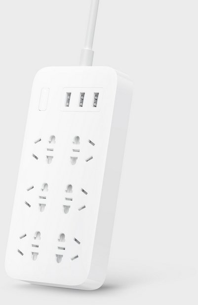 

Удлинитель Mi Power Strip (6 розеток + 3 USB-Port), White