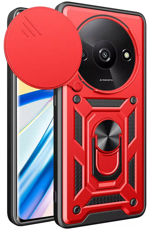 

Mobile Case Camshield Serge Ring Red для Xiaomi Redmi A3