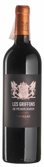 Акція на Вино Chateau Pichon-Longueville Les Griffons De Pichon Baron 2017 красное сухое 0.75л (BWT1340) від Stylus