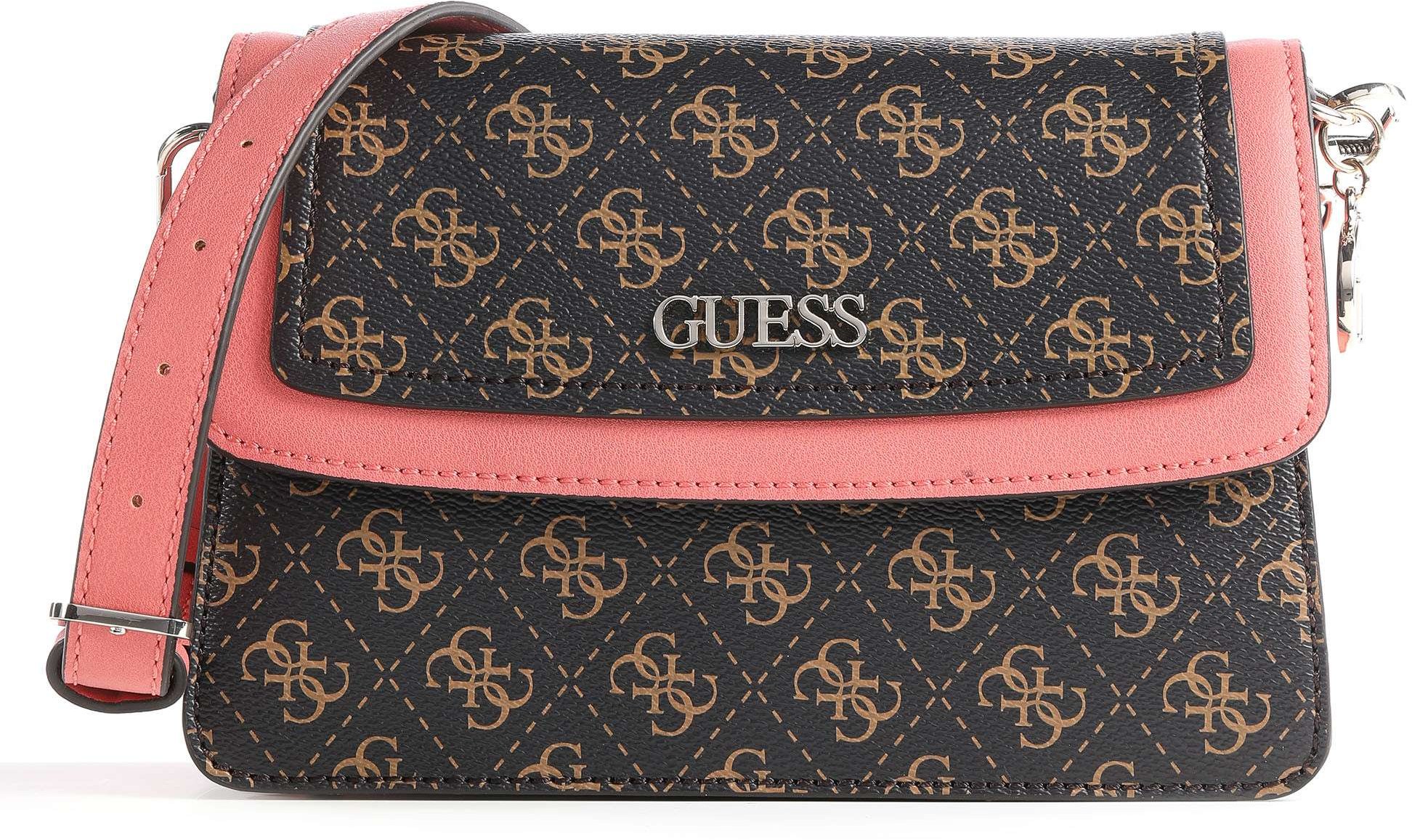 

Женская сумка кросс боди Guess Camy Crossbody Flap темно-коричневая (HWSG7741180-BRM)