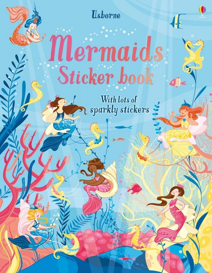 

Mermaids Sticker Book / Наліпки з русалками