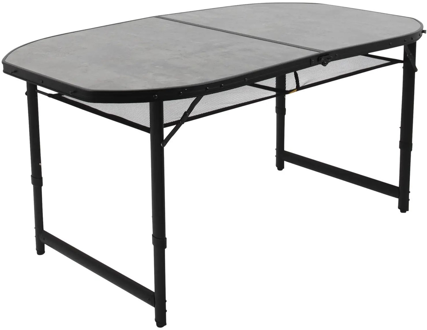 Акція на Bo-Camp Northgate Oval 150x80 cm Black/Grey (1404188) від Stylus