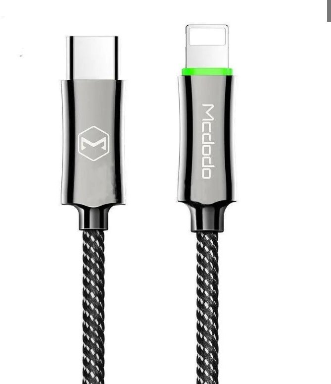 

Mcdodo Cable USB-C для Lightning Auto Power Off Series 1.8m Black