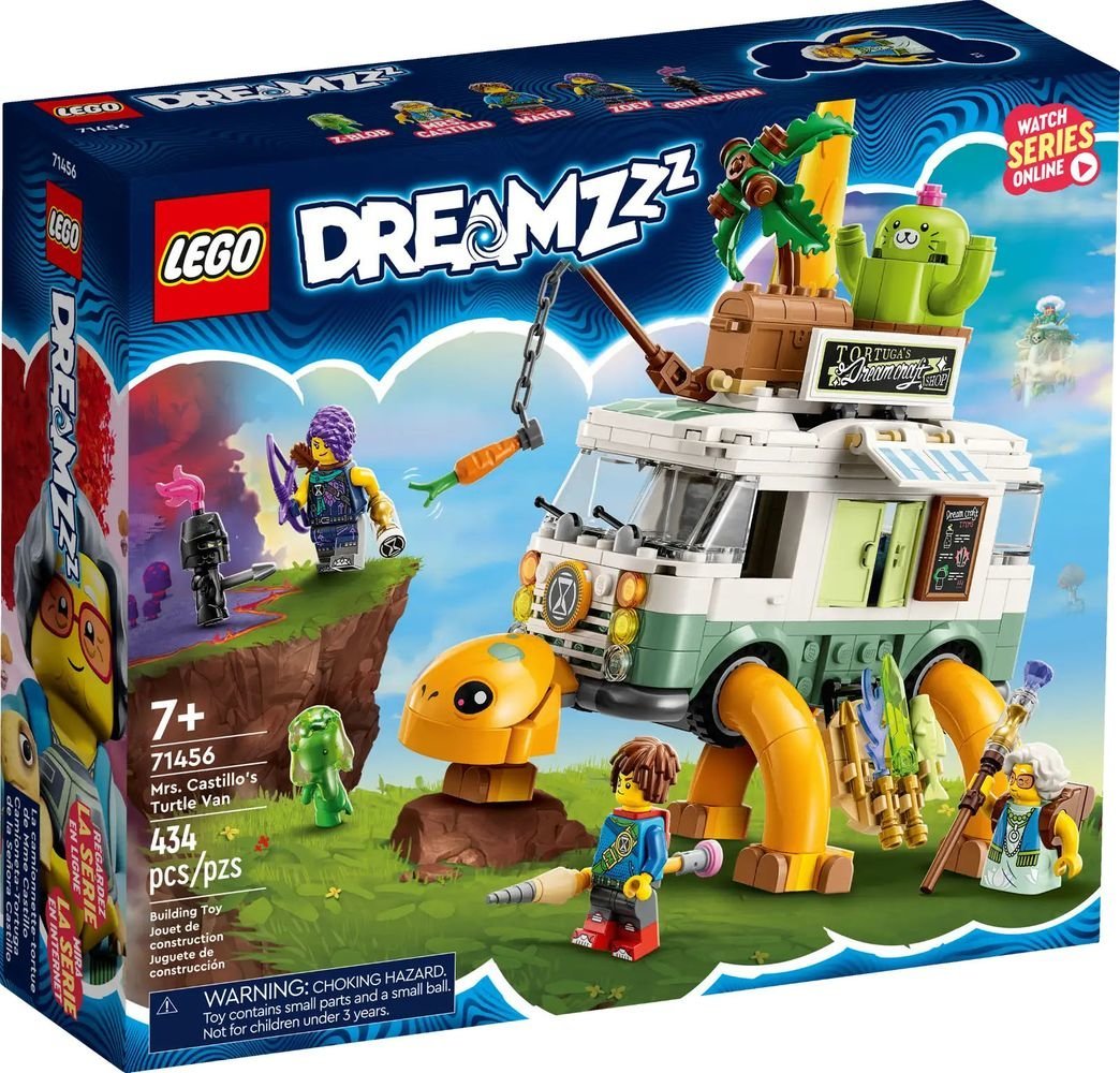 

Конструктор Lego DREAMZzz Mrs Castillo's Turtle Van Автобус-черепаха миссис Кастильо (71456)