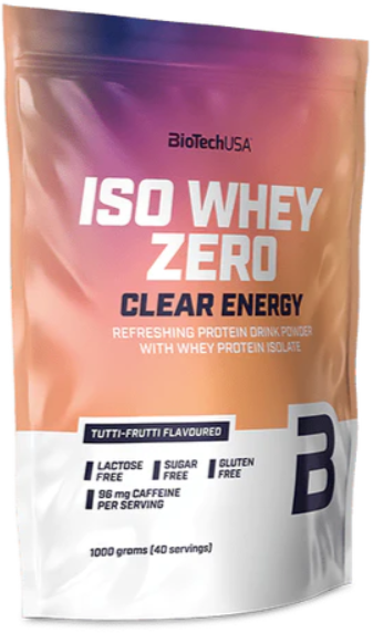 

BiotechUSA Iso Whey Zero Clear Energy 1000 g / 40 servings / tutti frutti