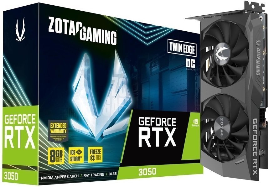 Акция на Zotac Gaming GeForce Rtx 3050 Twin Edge Oc (ZT-A30500H-10M) от Y.UA