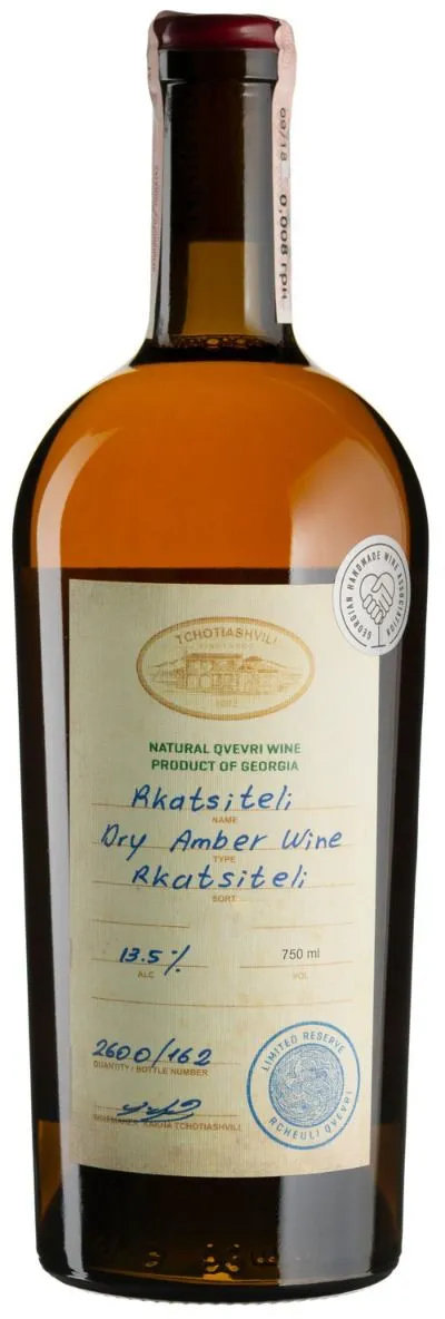 

Вино Tchotiashvili Rkatsiteli Reserve белое сухое 0.75л (BWR7858)