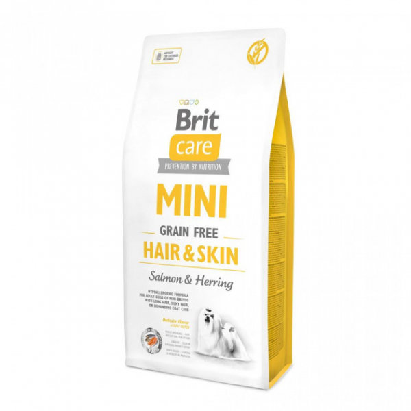 Акція на Сухой корм Brit Care Gf Mini Hair&Skin для собак малых пород 7 кг (8595602520244) від Stylus