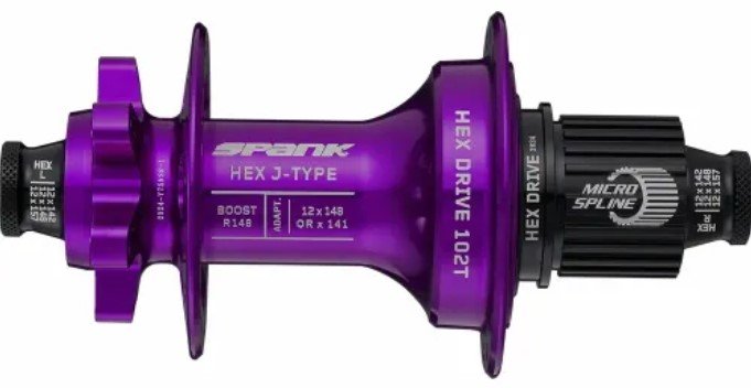 

Втулка задня Spank Hex J-Type Boost R148 Microspline 32H, Purple (C04HJ12E70MASPK)