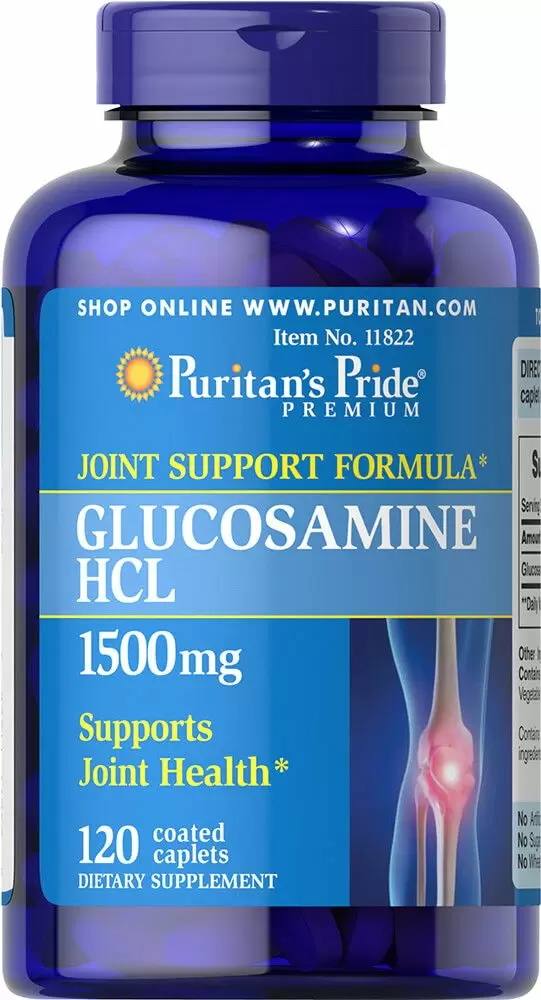 

Puritan's Pride Glucosamine 1500 mg Глюкозамін 120 капсул