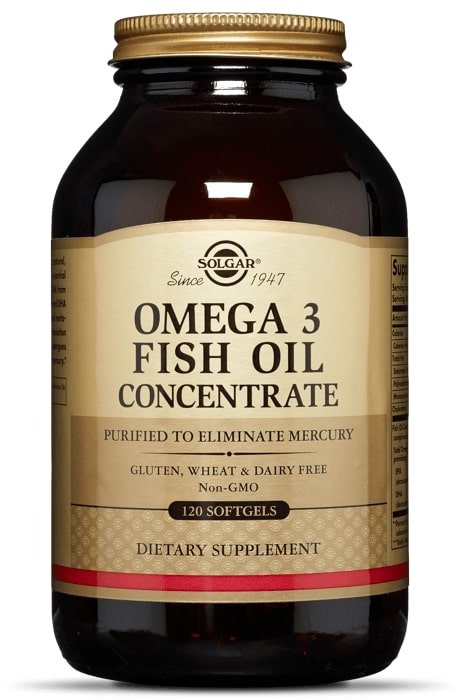 Акція на Solgar Omega-3 Fish Oil Concentrate, 120 Softgels від Y.UA