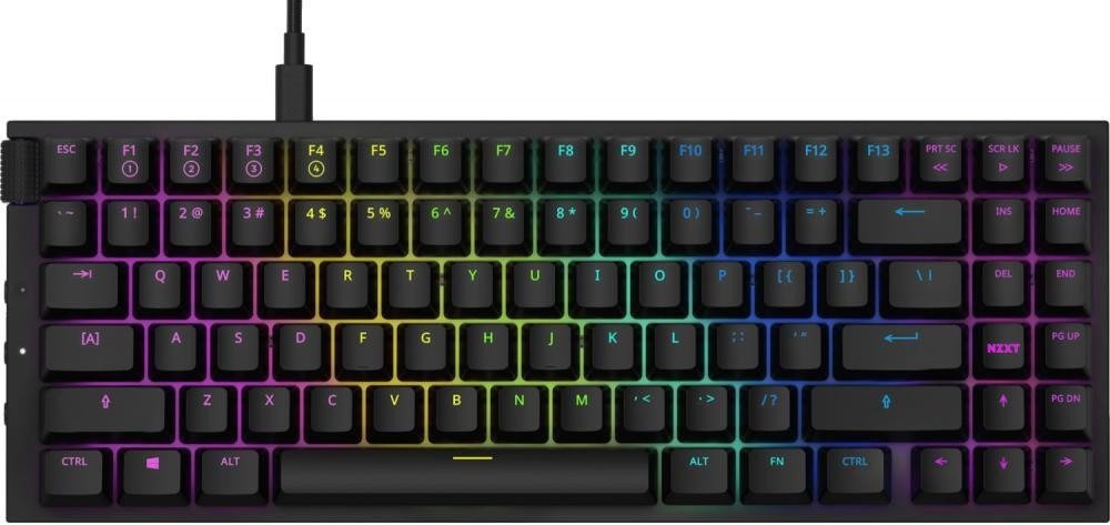 Акція на Nzxt Function MiniTKL Red Switches Black (KB-175UK-BR) від Stylus