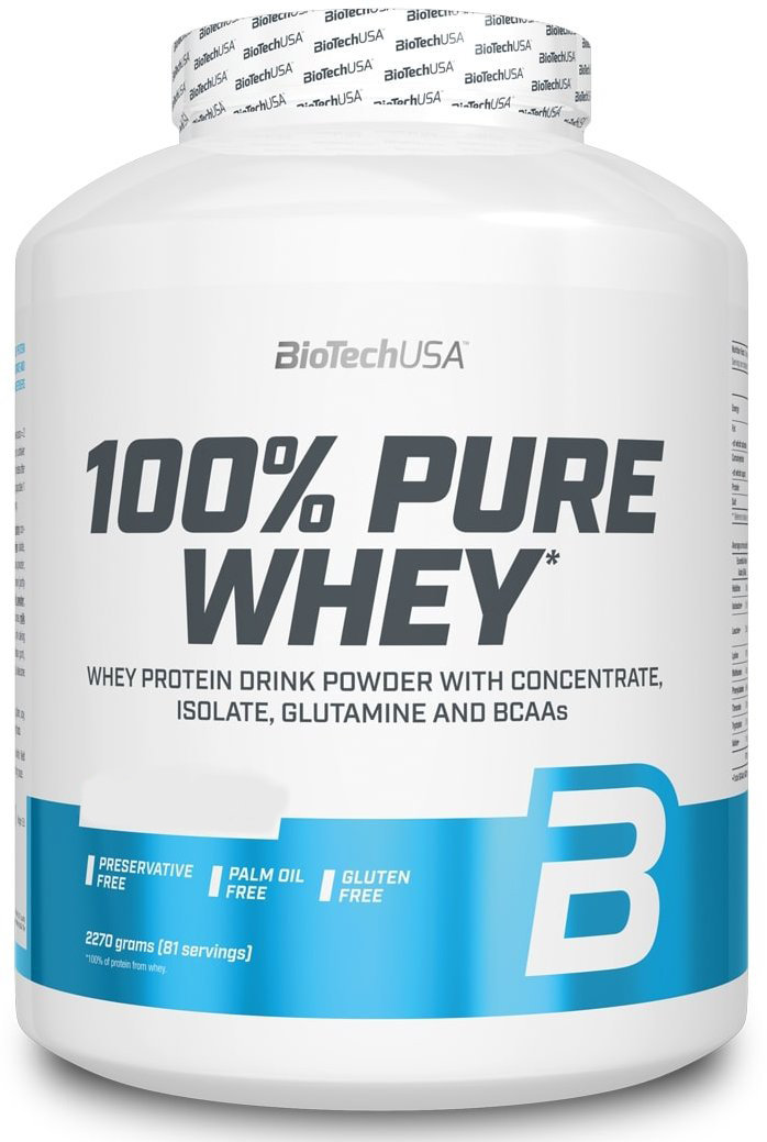 Акція на BioTechUSA 100% Pure Whey Lactose Free 2270g /81 servings/ Strawberry від Stylus