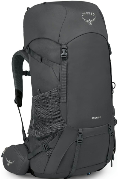 

Рюкзак Osprey Renn 65 dark charcoal/gray wolf - O/S - чёрный (009.3525)