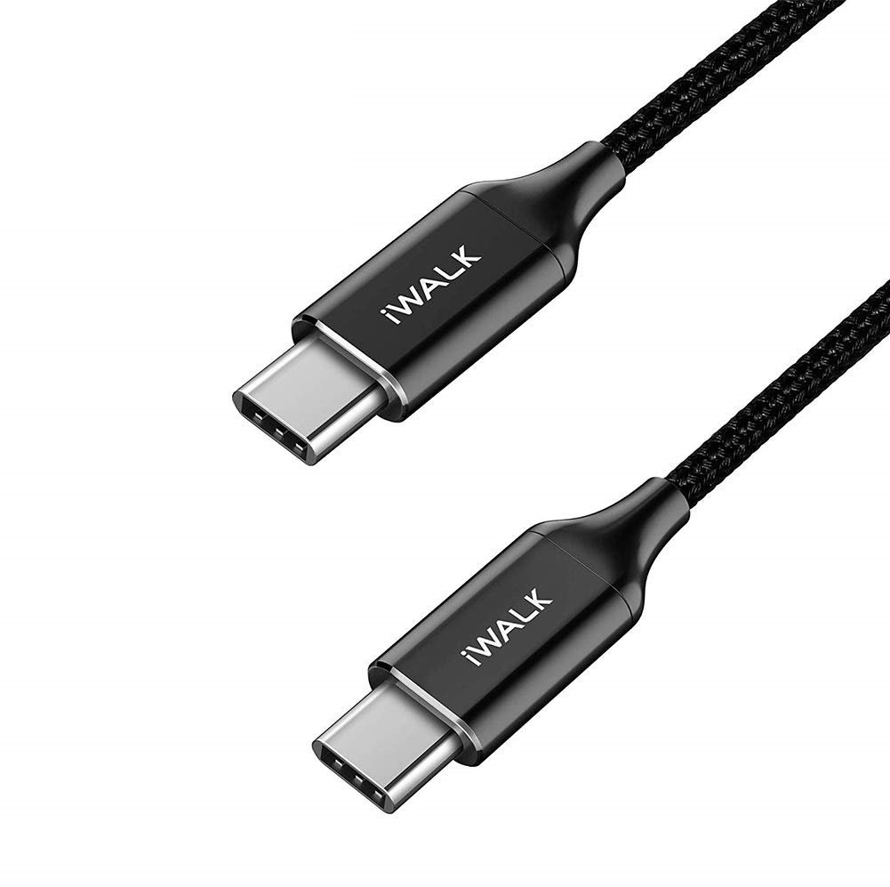 Акція на iWALK Cable USB-C to USB-C 1.8m Black (CSB009) від Stylus