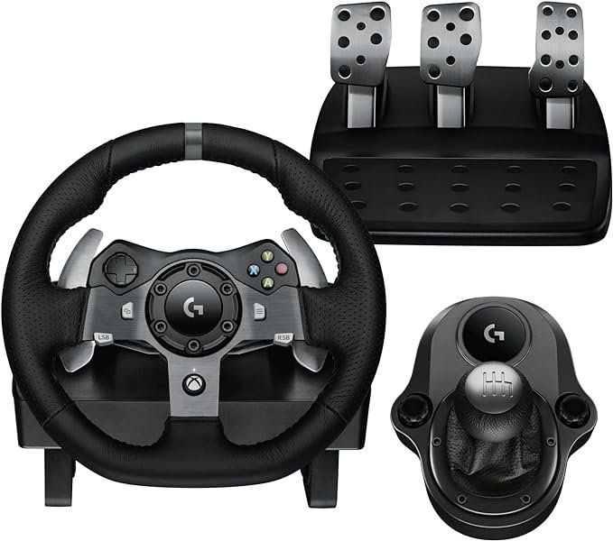 

Logitech G923 Xbox One/PC (941-000158)+Logitech G Driving Force Shifter (941-000119, 941-000130)