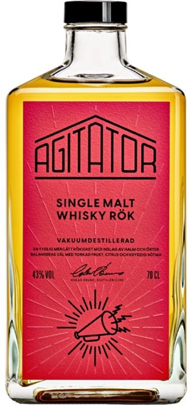 

Виски Agitator Single Malt Whisky Rök, 0.7л 43% (WHS7350107460171)