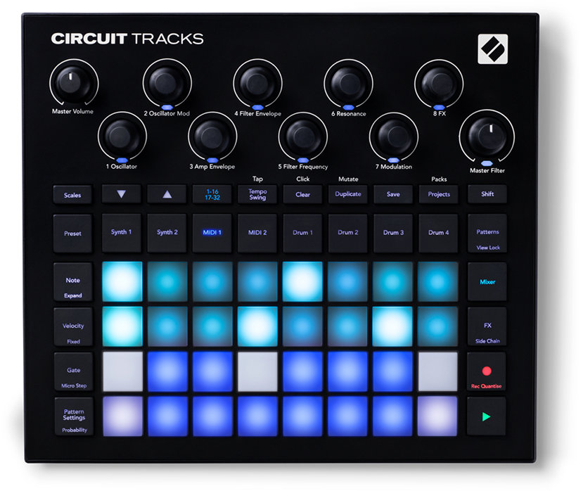 

Midi контроллер Novation Circuit Tracks