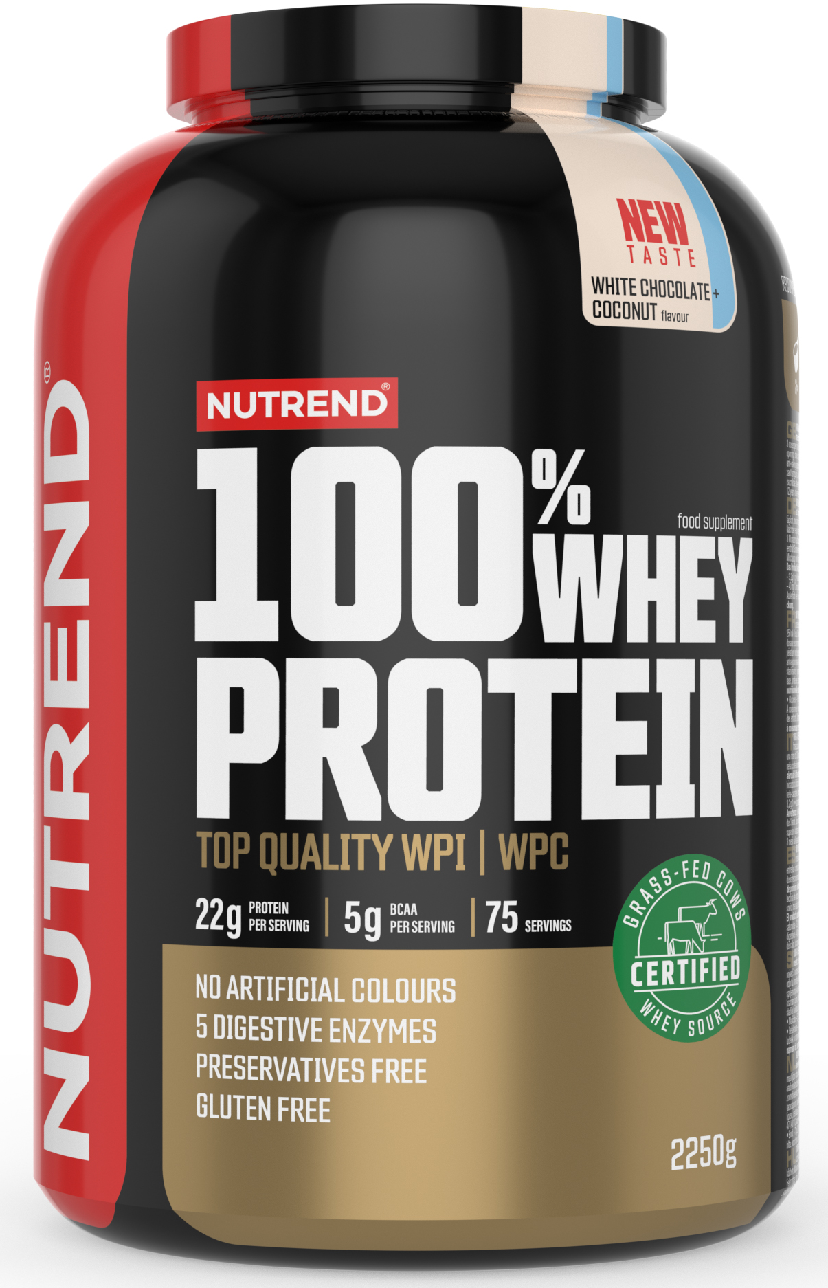 Акція на Nutrend 100% Whey Protein 2250 g /75 servings/ Chocolate Coconut від Stylus