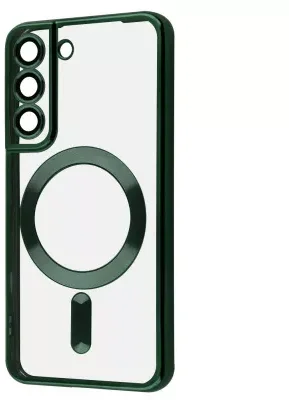 

Wave Metal Color Case with Magnetic Ring Dark Green для Samsung G990 Galaxy S21 Fe