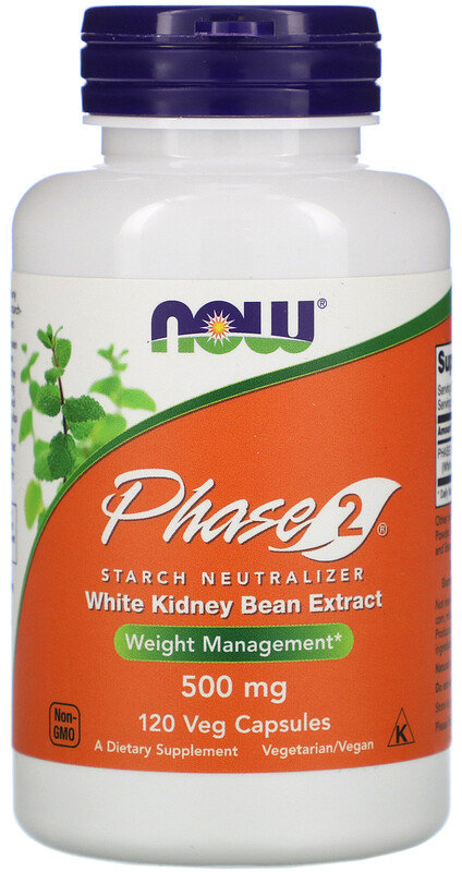 Акция на Now Foods Phase 2, Starch Neutralizer, 500 mg, 120 Veg Capsules (NF3021) от Stylus