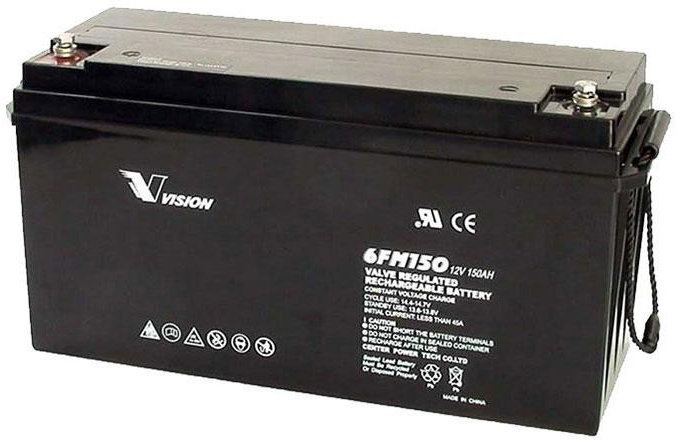 

Акумуляторна батарея Vision FM, 12V, 150Ah, Agm (6FM150E-X)