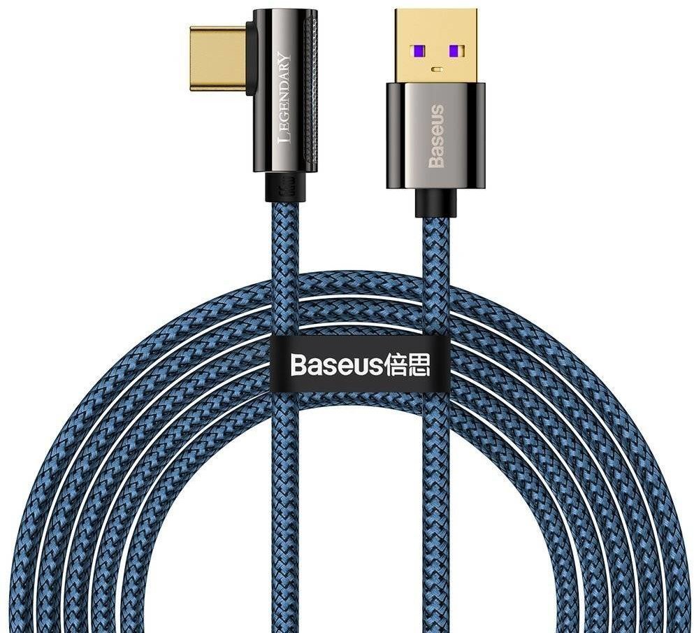 

Baseus Usb Cable to USB-C Legend Elbow 66W 2m Blue (CACS000503)