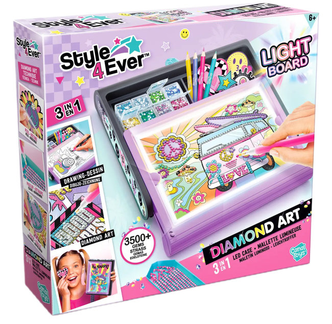 Акція на Набор для творчества Canal Toys Style 4 Ever Diamond Art Фабрика с подсветкой (OFG300) від Stylus