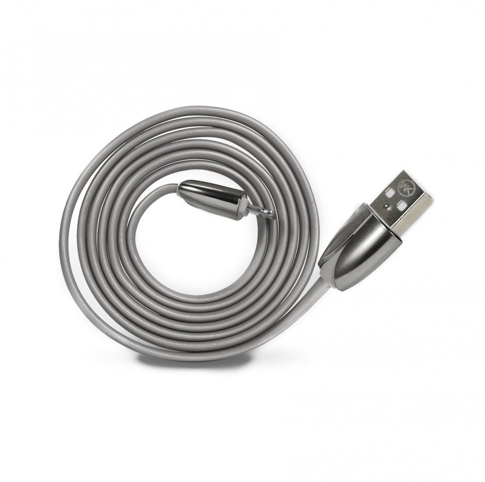 Акція на Wk Usb Cable to Lightning ChanYi 1m Silver (WKC-005) від Stylus