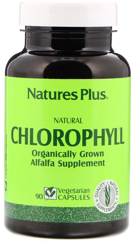 

Nature's Plus, Natural Chlorophyll, 90 Vegetarian Capsules (NTP1080)