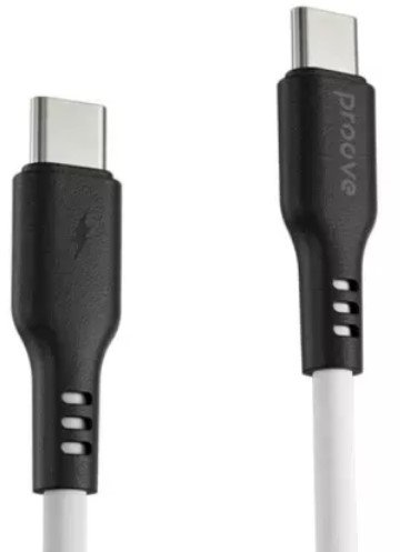 Акція на Proove Cable USB-C to USB-C Rebirth 60W 1m White (CCRE60002202) від Stylus