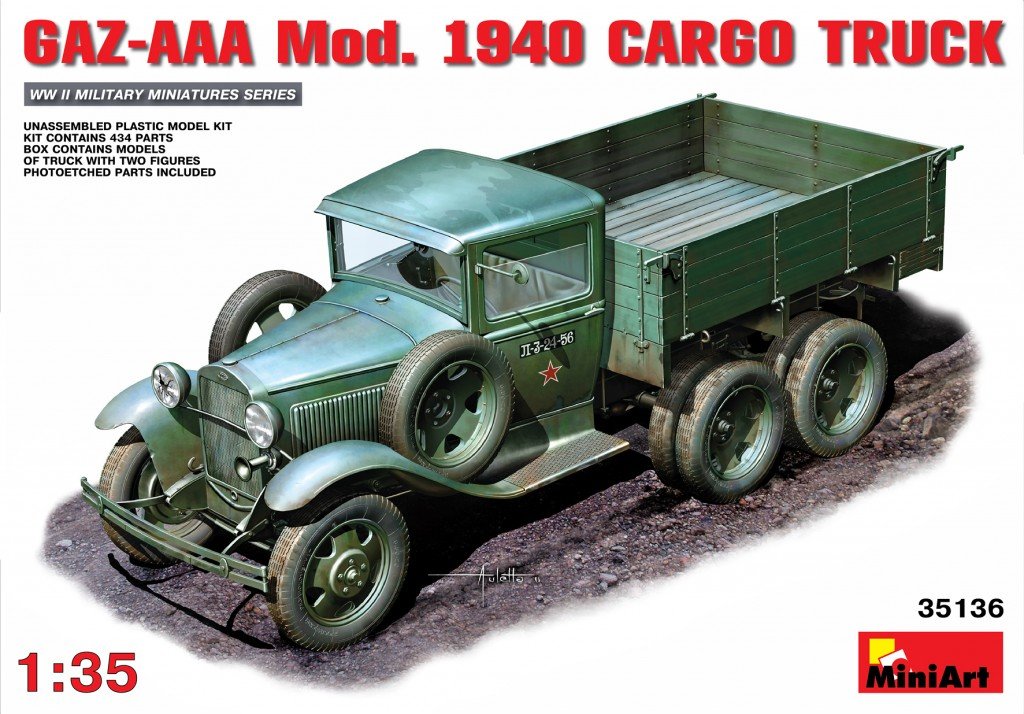 

Сборная модель MiniArt Грузовик ГАЗ-ААА мод.1940 (MA35136)