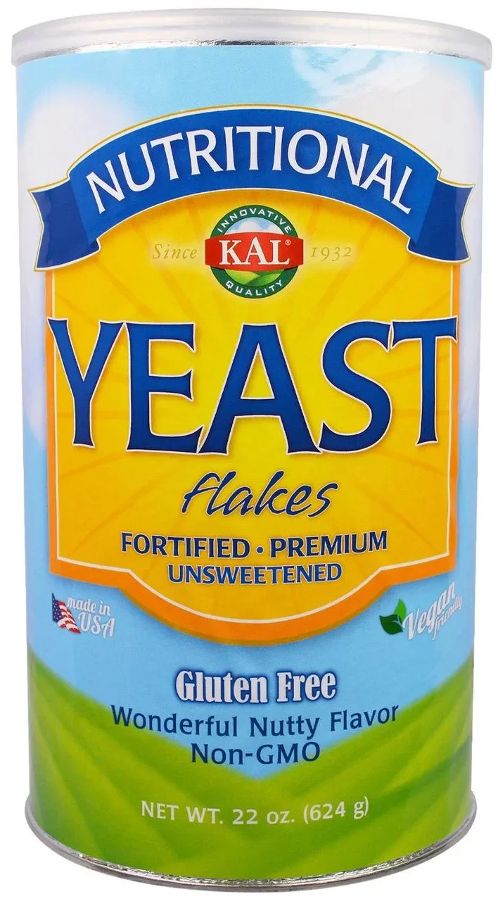 Акція на Kal Nutritional Yeast Flakes /30 servings/ 624 g Unsweetened (CAL-38010) від Stylus