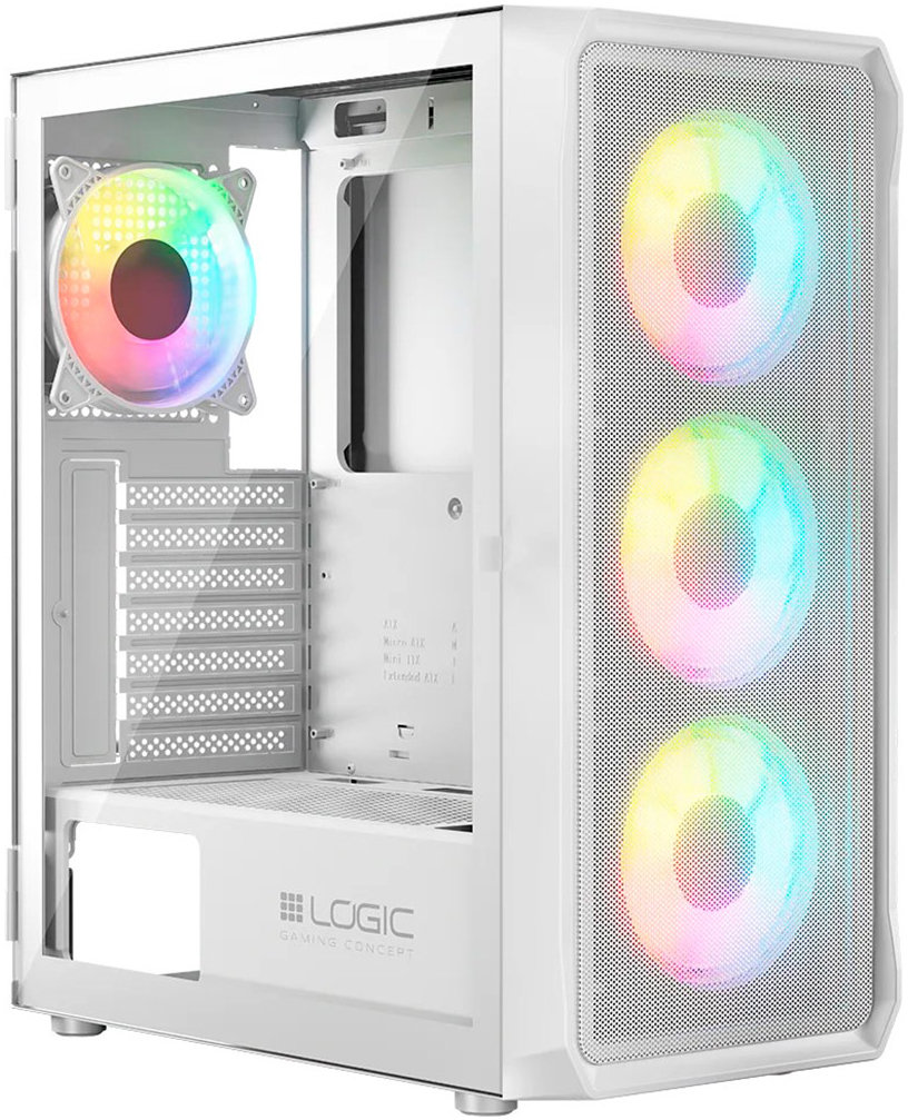 

Logic concept Portos MESH+GLASS Argb fans 3x120mm White (AM-PORTOS-20-0000000-0002)