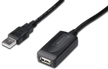 Акція на Digitus Usb Cable to Usb F Black 25m (DA-73103) від Stylus