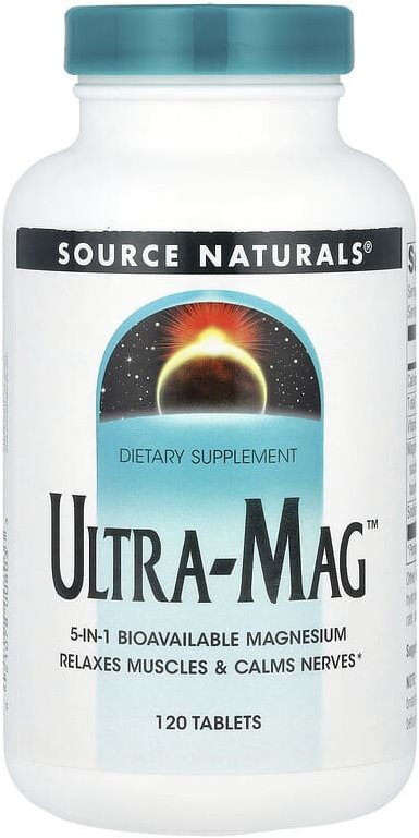 Акція на Source Naturals Complex Ultra-Mag Магний 120 таблеток від Stylus