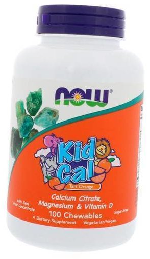 Акція на Now Foods KID-CAL Chewable Calcium 100 Loz Жевательный кальций для детей від Stylus